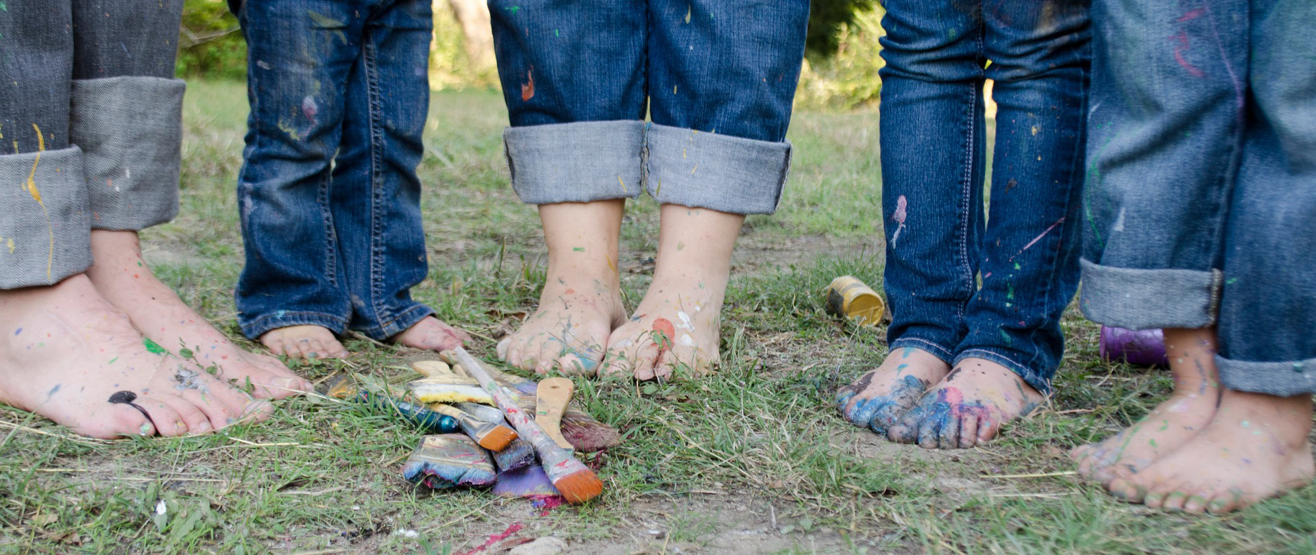 Adoption Centre of British Columbia - Family painted feet